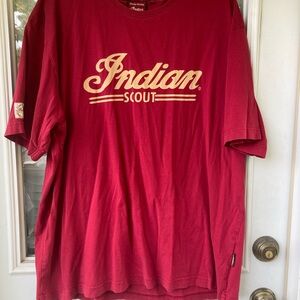 Indian Scout Red Men's T-Shirt 2XL